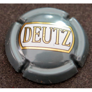 Capsule Muselet de bouteille de champagne DEUTZ n° 23a Gris-bleu