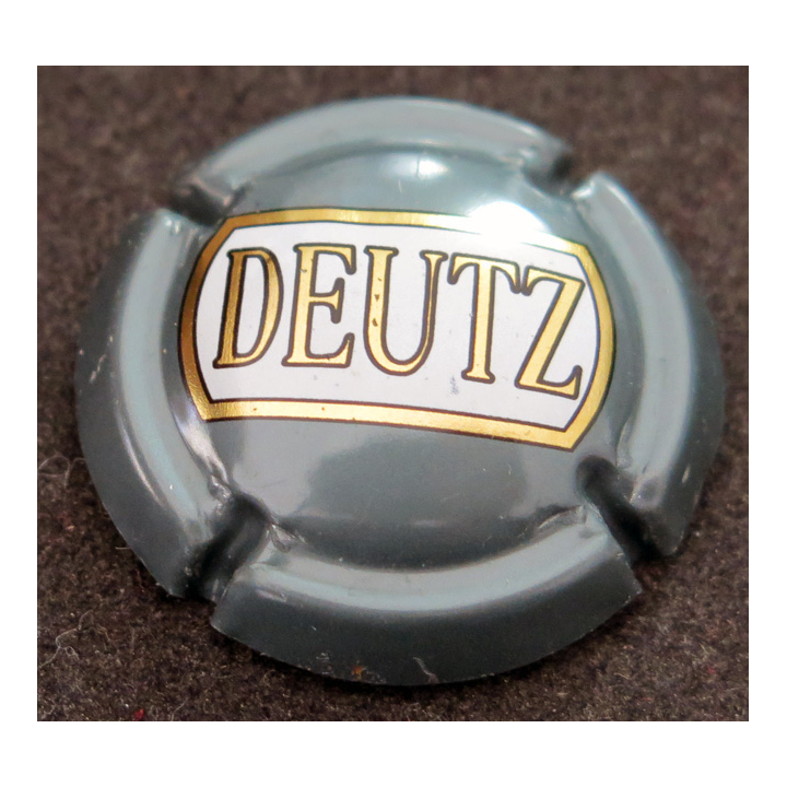 Capsule Muselet de bouteille de champagne DEUTZ n° 23a Gris-bleu