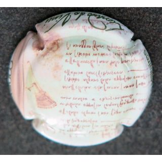 Capsule Muselet de bouteille de champagne GENERIQUE n° 742c Ecrits Codex Léonardo de Vinci