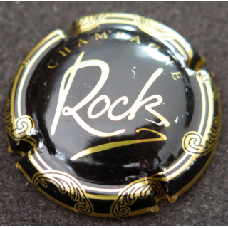 Capsule Muselet de bouteille de champagne JANISSON & Fils n° 2 Noir et Or