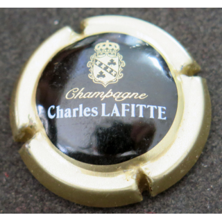 Capsule Muselet de bouteille de champagne LAFITTE Charles n° 9 Contour or