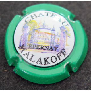 Capsule Muselet de bouteille de champagne MALAKOFF n° 7 Vert