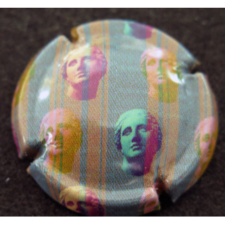 Capsule Muselet de bouteille de champagne GENERIQUE n° 1172c Art collection n° 7