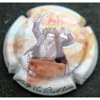 Capsule Muselet de bouteille de champagne GENERIQUE n° 1134d 250° Anniversaire Ludwig Van Beethoven
