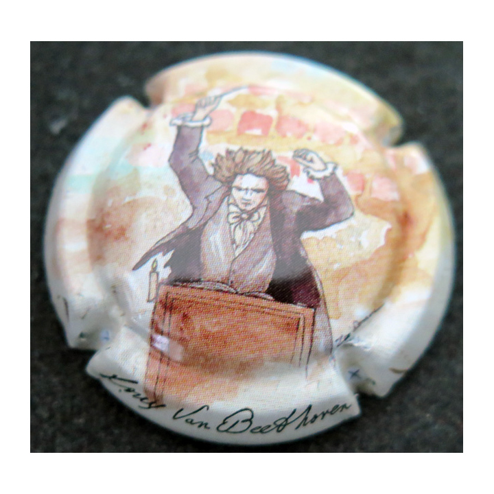 Capsule Muselet de bouteille de champagne GENERIQUE n° 1134d 250° Anniversaire Ludwig Van Beethoven