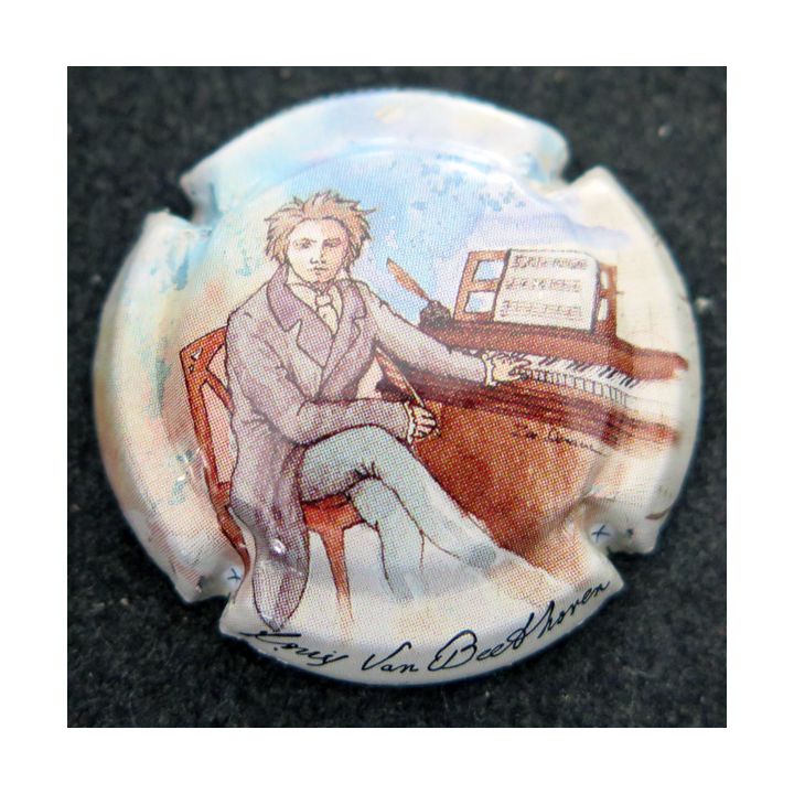 Capsule Muselet de bouteille de champagne GENERIQUE n° 1134c 250° Anniversaire Ludwig Van Beethoven