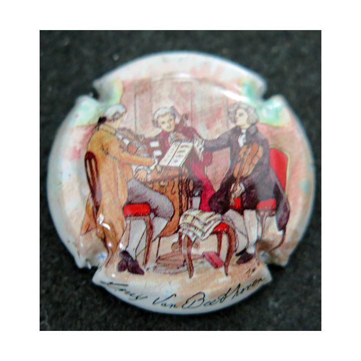 Capsule Muselet de bouteille de champagne GENERIQUE n° 1134b 250° Anniversaire Ludwig Van Beethoven