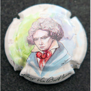 Capsule Muselet de bouteille de champagne GENERIQUE n° 1134a 250° Anniversaire Ludwig Van Beethoven