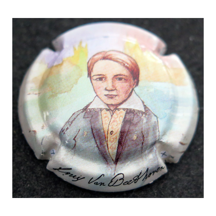Capsule Muselet de bouteille de champagne GENERIQUE n° 1134 250° Anniversaire Ludwig Van Beethoven
