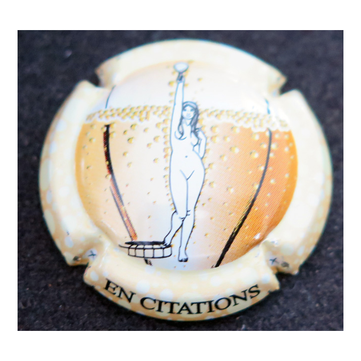 Capsule Muselet de bouteille de champagne GENERIQUE n° 961d Gilles Martin-Chauffier