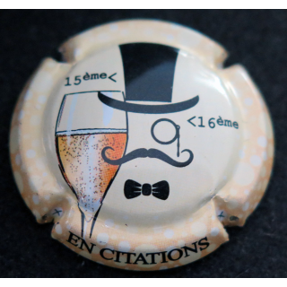 Capsule Muselet de bouteille de champagne GENERIQUE n° 961c Amélie Nothomb