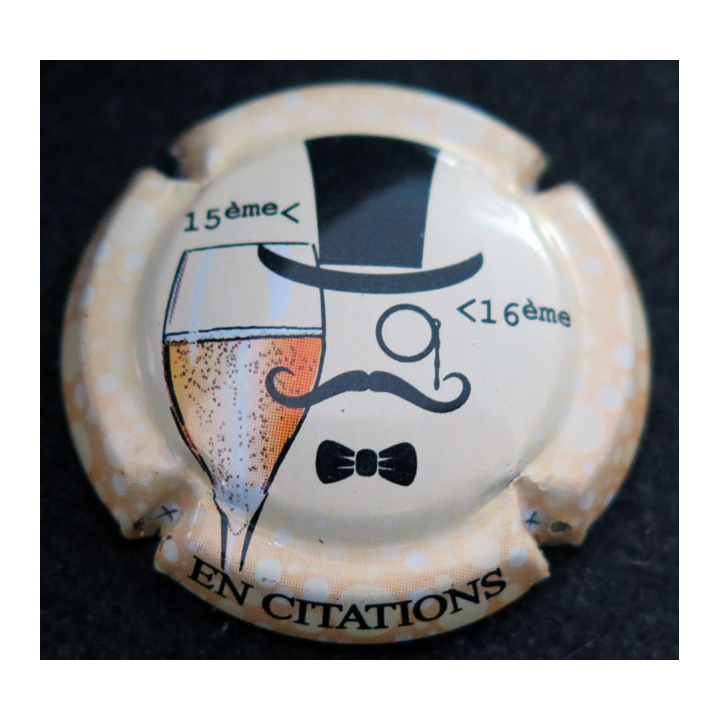 Capsule Muselet de bouteille de champagne GENERIQUE n° 961c Amélie Nothomb