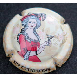 Capsule Muselet de bouteille de champagne GENERIQUE n° 961a Madame de Pompadour