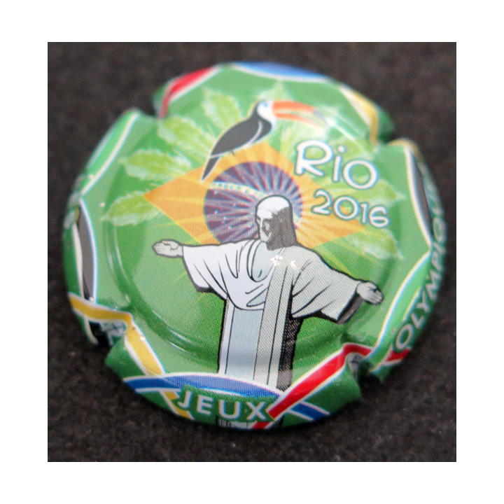 Capsule Muselet de bouteille de champagne GENERIQUE n° 946b JO Rio 2016