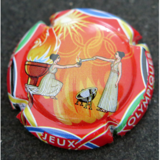 Capsule Muselet de bouteille de champagne GENERIQUE n° 946e JO Rio 2016