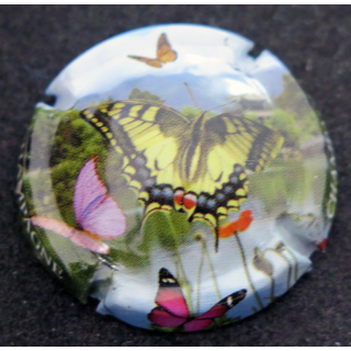Capsule Muselet de bouteille de champagne GENERIQUE n° 941a papillons