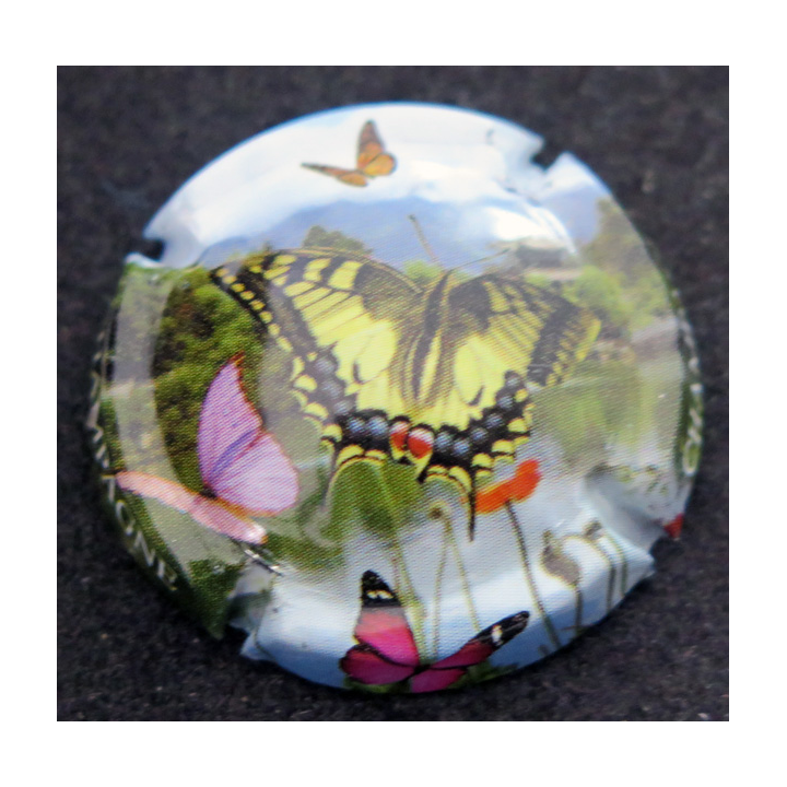 Capsule Muselet de bouteille de champagne GENERIQUE n° 941a papillons