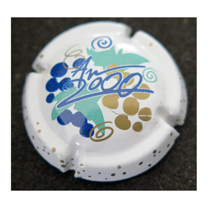 Capsule Muselet de bouteille de champagne GENERIQUE n° 618 An 2000