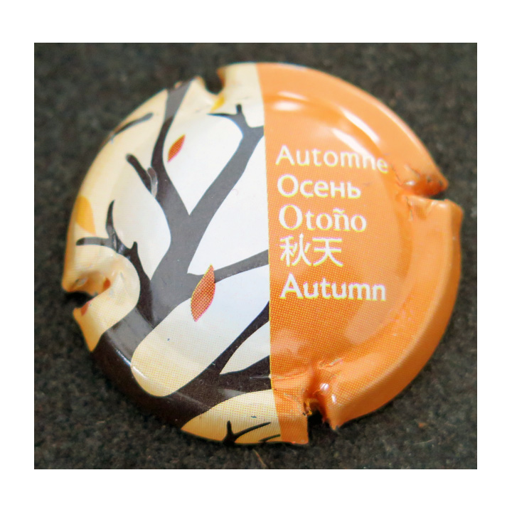 Capsule Muselet de bouteille de champagne GENERIQUE n° 779b Automne