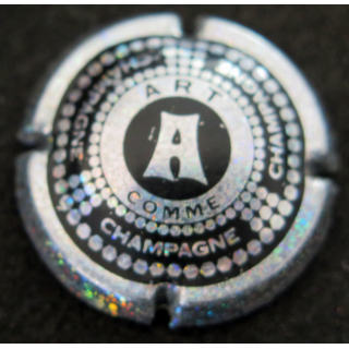 Capsule Muselet de bouteille de champagne GENERIQUE n° 770b A comme art