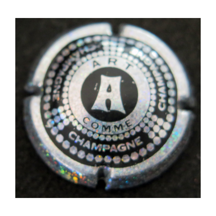Capsule Muselet de bouteille de champagne GENERIQUE n° 770b A comme art