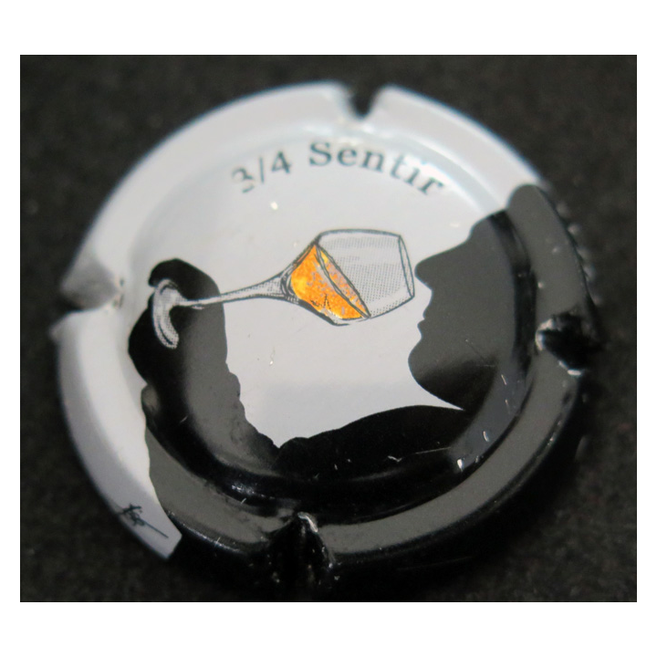 Capsule Muselet de bouteille de champagne GENERIQUE n° 774b 3/4 Sentir