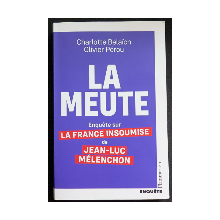La Meute de Charlotte belaïch et Olivier Pérou Enquête sur la France insoumise de J.L Mélanchon