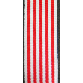 FRANCE : Ruban de la médaille de la commémorative de la 1° Guerre mondiale longueur 14 cm