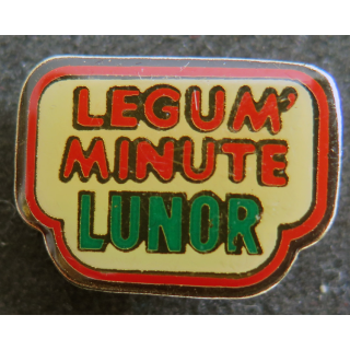 Lot de 80 Pin's identiques Legum Minute Lunor