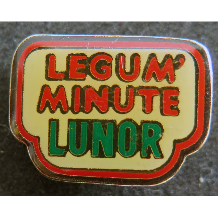 Lot de 80 Pin's identiques Legum Minute Lunor