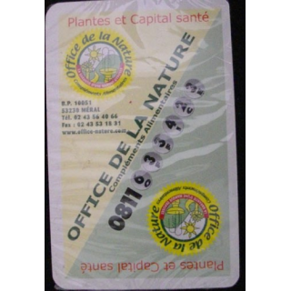 JEU DE CARTES OFFICE DE LA NATURE