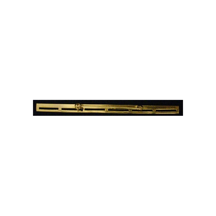 BARRETTE POUR 6 MÉDAILLES EN RÉDUCTION EN MÉTAL DORÉ