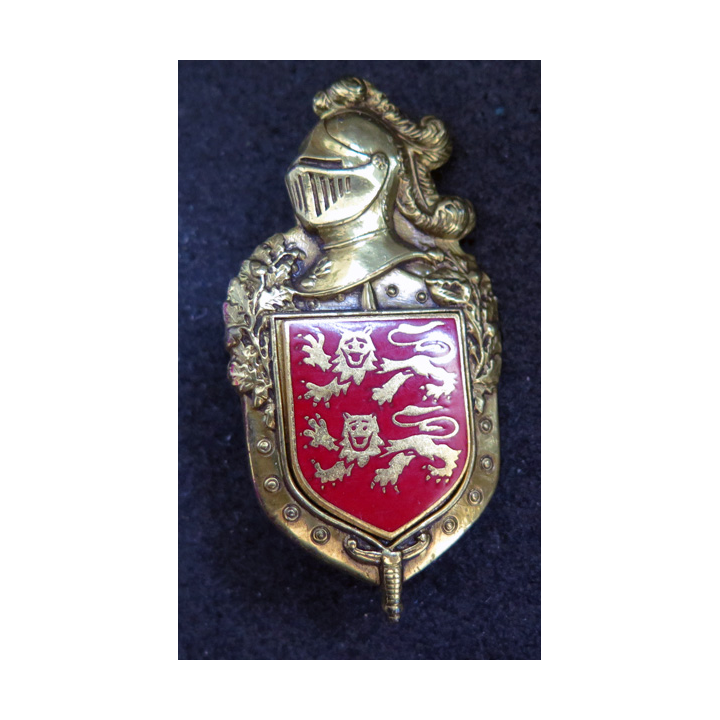 CCRG Haute Normandie plateau doré Drago H. 696 et écu lisse Drago Paris