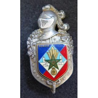 12° LGD Maroc 1960 plateau argenté Arthus bertrand Louis del et écu refrappé par Drago Paris