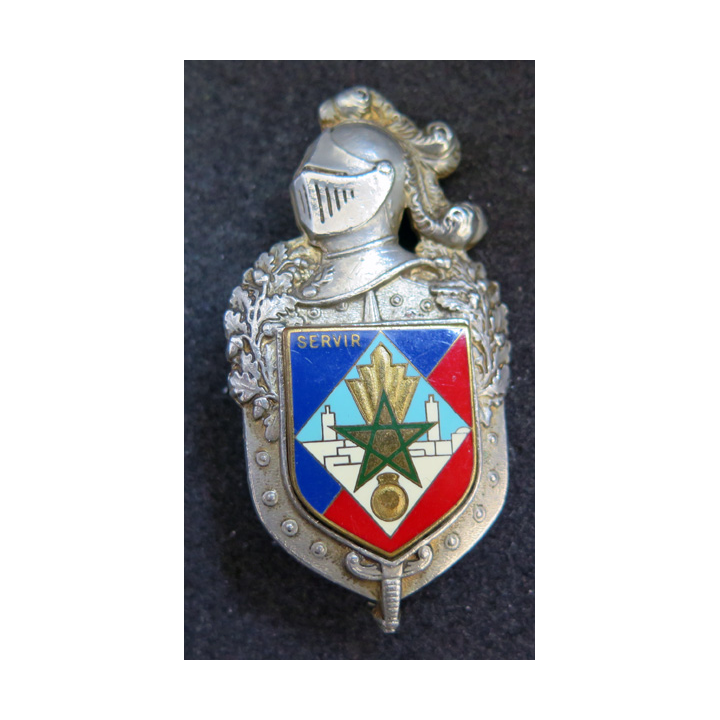 12° LGD Maroc 1960 plateau argenté Arthus bertrand Louis del et écu refrappé par Drago Paris
