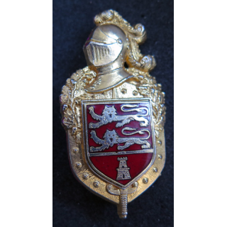 CCRG Basse Normandie plateau doré Arthus Bertrand Louis del et écu émail G. 2136