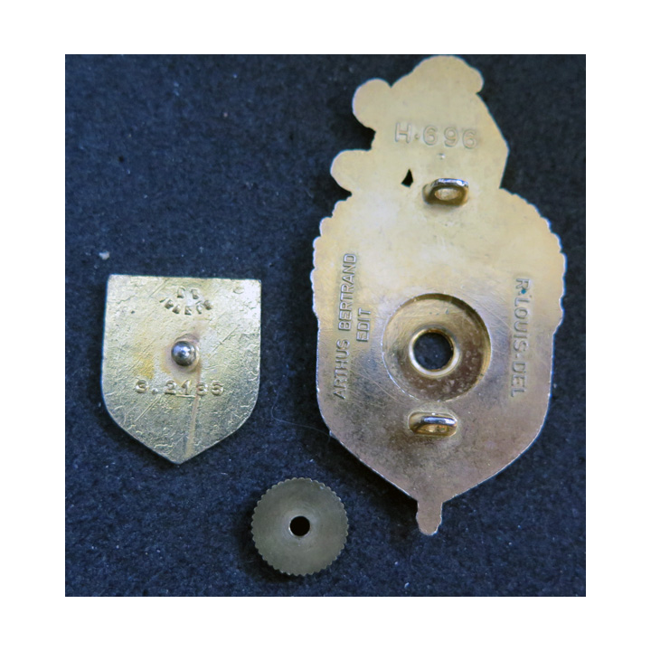 CCRG Basse Normandie plateau doré Arthus Bertrand Louis del et écu émail G. 2136
