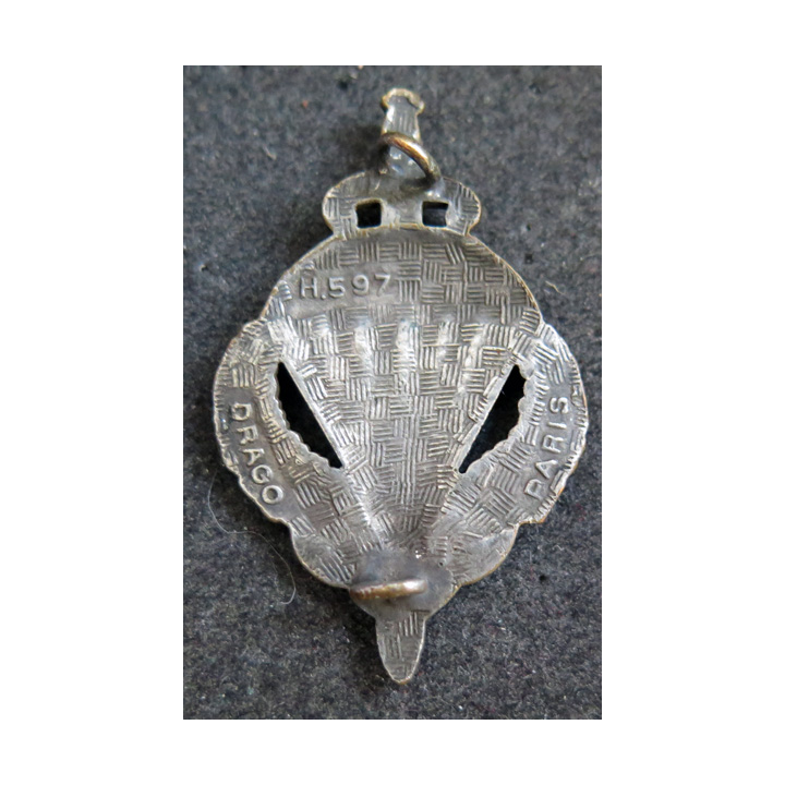 PMP PARA TYPE 1 : Brevet de la préparation militaire parachutiste Type 1 Drago H. 597en émail