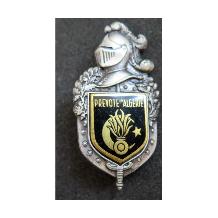 Prévôté en Algérie plateau argenté Drago Romainville H. 696 écu Drago G. 1623 retirage