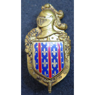 3° Groupement de Gendarmerie mobile plateau doré Drago Paris H. 696 écu Drago Paris