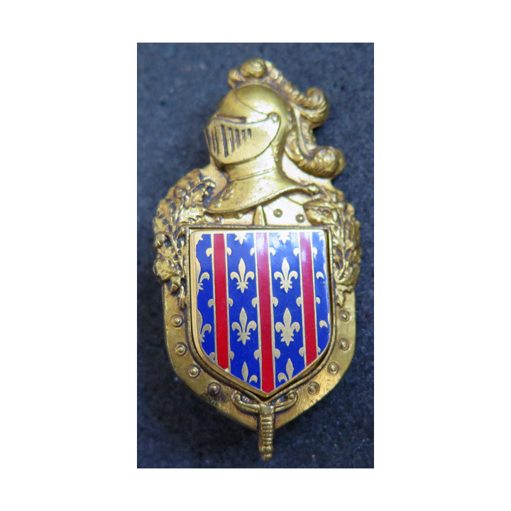 3° Groupement de Gendarmerie mobile plateau doré Drago Paris H. 696 écu Drago Paris