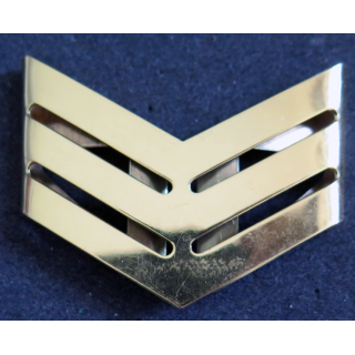 Galon métallique de Sergent-Chef doré métal épais (H à 4,8 cm)