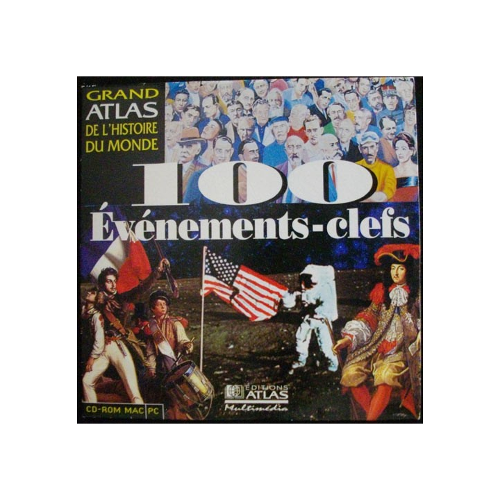  CD ROM MAC PC : 100 évènements-clés éditions Atlas