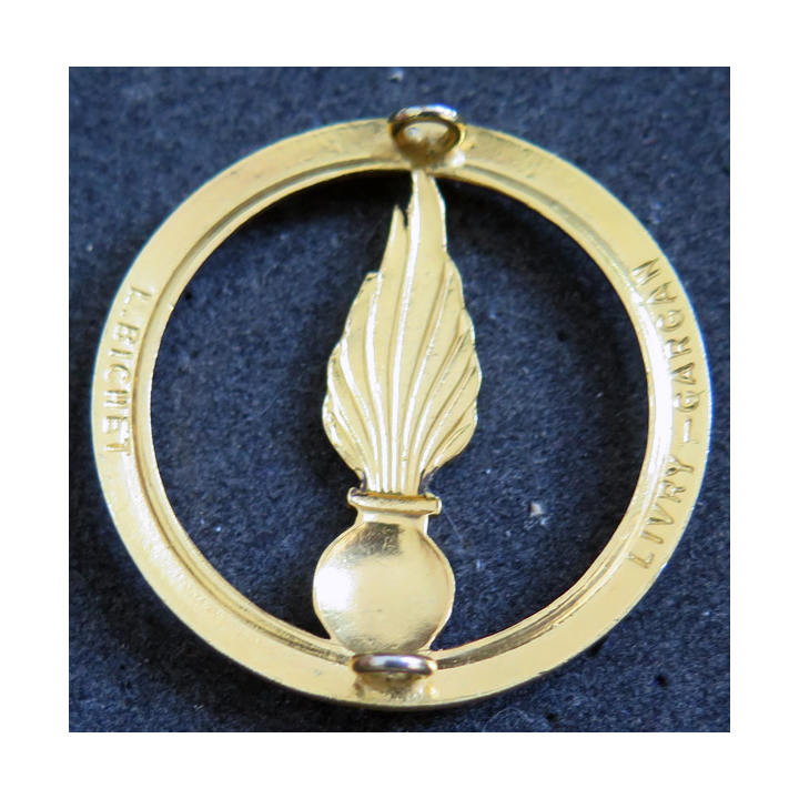 insigne de béret du Cadre spécial modèle doré Bichet