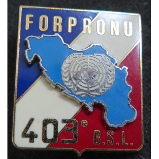 403° BSL : 403° bataillon de soutien logistique FORPRONU Delsart G. 3949