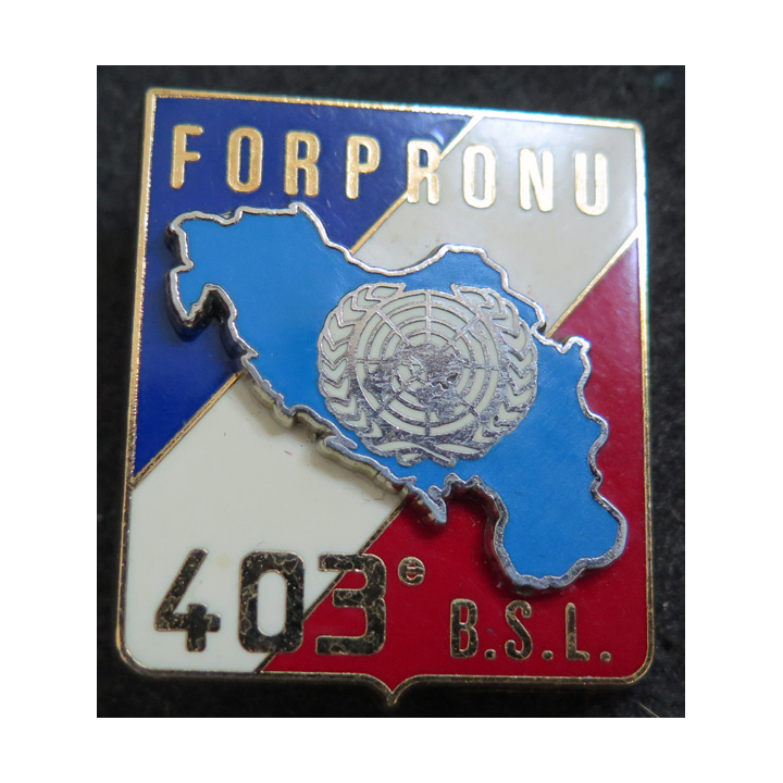 403° BSL : 403° bataillon de soutien logistique FORPRONU Delsart G. 3949