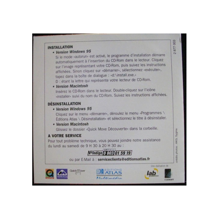  CD ROM MAC PC : La Révolution française éditions Atlas