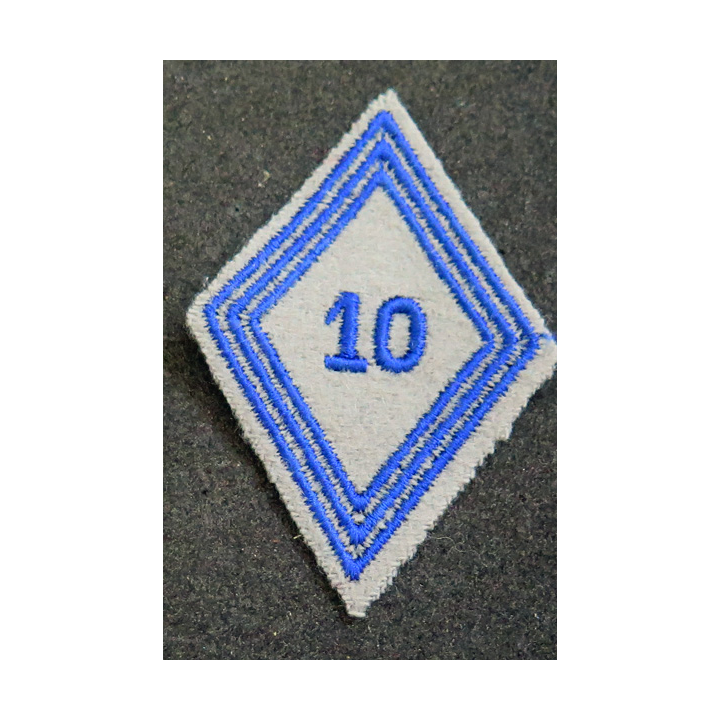 LOSANGE DE BRAS MODÈLE 45 : losange de la 10° CSM Compagnie saharienne du matériel modèle troupe