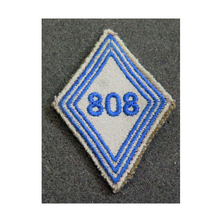 LOSANGE DE BRAS MODÈLE 45 : losange de la 808° COSM Compagnie  d'ouvriers du service du matériel modèle troupe AFN