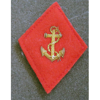 LOSANGE DE BRAS MODÈLE 45 : losange du SMBC service du Matériel et des bâtiments coloniaux officier cannetille